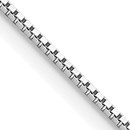 10K Yellow Gold WG .95mm Box Chain - 20 in.