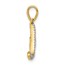 10K Yellow w/Rhodium w/Rhodium .02ct. Diamond LOVE Pendant