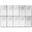 10x 10 gram Silver Bar - Valcambi Silver CombiBar™ (w/Assay)