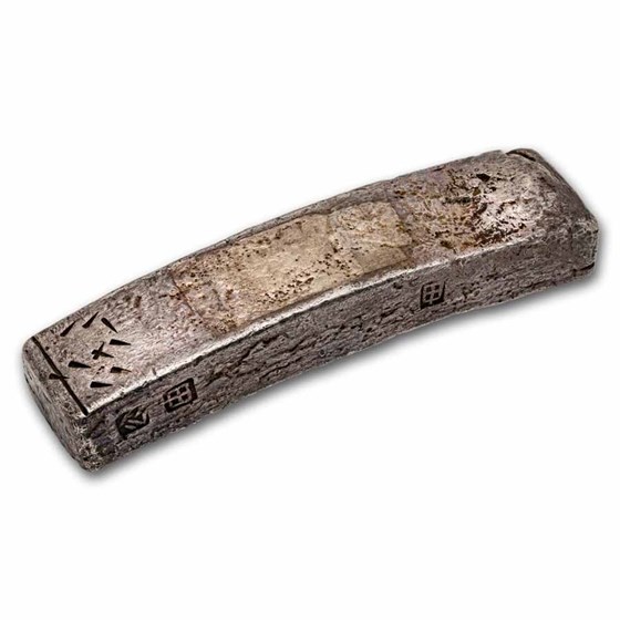 11.8 oz Silver Bar - Tael 1830's Vietnam Vintage 11.8 oz Silver Bar - Tael 1830's Vietnam Vintage