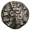 1100-1200 AD France County of Melgueil AR Silver Denier