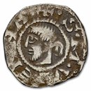1100-1300s AD France Archbishops of Vienne AR Silver Denier XF