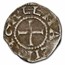 1100-1300s AD France Archbishops of Vienne AR Silver Denier XF