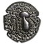 11th century India Chalukya Empire Silver Drachm XF