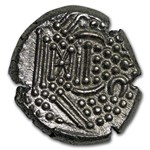11th century India Chalukya Empire Silver Drachm XF