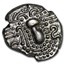 11th century India Chalukya Empire Silver Drachm XF