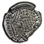 11th century India Chalukya Empire Silver Drachm XF