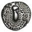 11th century India Chalukya Empire Silver Drachm XF