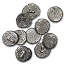 11th century India Chalukya Empire Silver Drachm XF