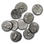 11th century India Chalukya Empire Silver Drachm XF