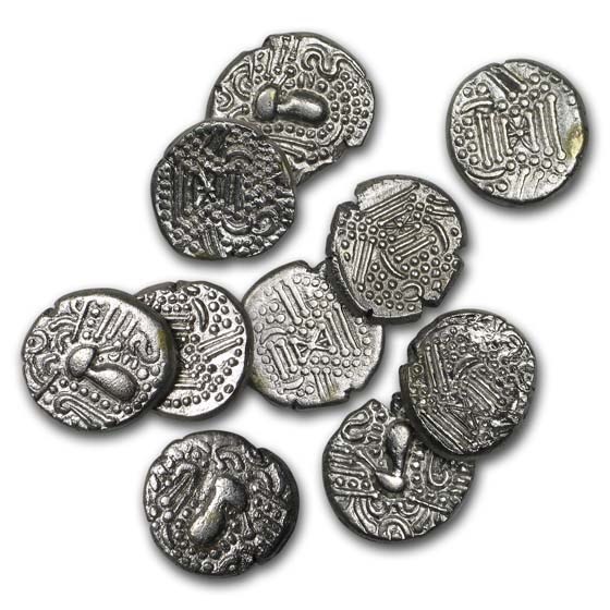 11th century India Chalukya Empire Silver Drachm XF 11th century India Chalukya Empire Silver Drachm XF
