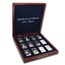 (12) 1 oz Silver Bar - Lighthouses of America Set (w/Box)