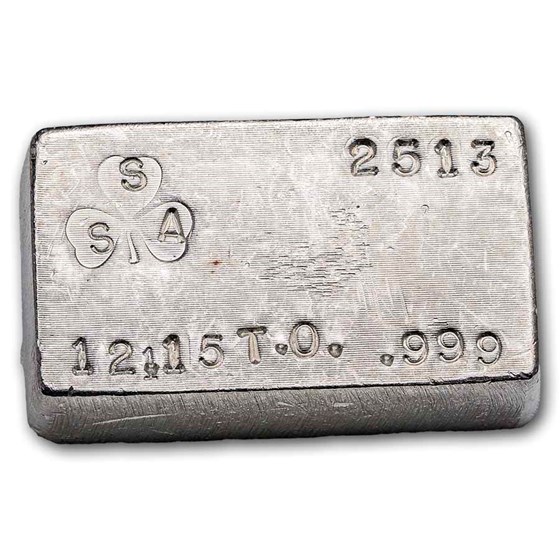12.15 oz Silver Bar - Vintage South Side Associates (SSA)