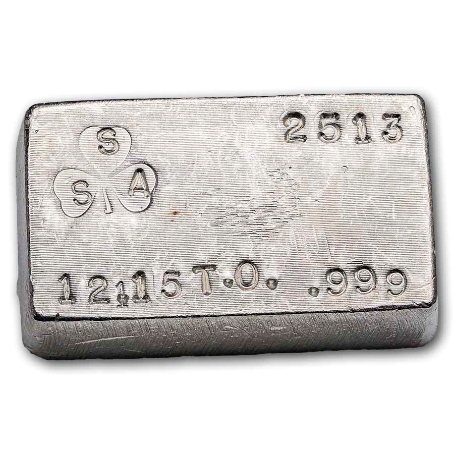 12.15 oz Silver Bar - Vintage South Side Associates (SSA)