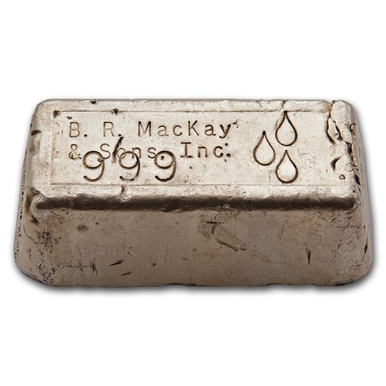 12.89 oz Silver Bar - B. R. MacKay & Sons 12.89 oz Silver Bar - B. R. MacKay & Sons
