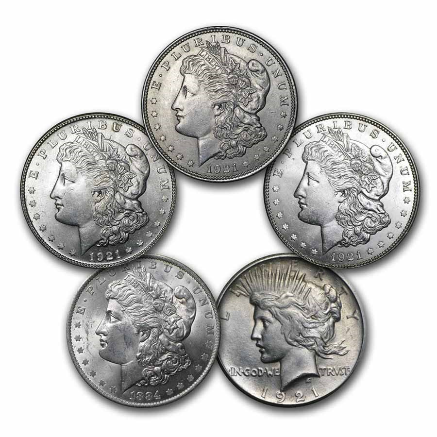 Buy 12Coin 2021 & Vintage Dollar Mint Mark Set (Box & COA) APMEX