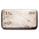 12 oz Silver Bar - Vintage MCR (Greb, Mehlose Refinery)