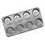 12 oz Silver Building Block Bars - 40-Piece Accessory Set