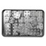 12 oz Silver Building Block Bars - 40-Piece Accessory Set