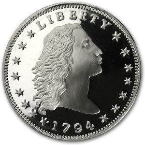12 oz Silver Round - Bust Dollar Replica (1794) 12 oz Silver Round - Bust Dollar Replica (1794)