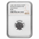 (1200-1300) France Silver Denier Besancon VF-25 NGC (1200-1300) France Silver Denier Besancon VF-25 NGC