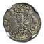 (1213-76) Spain Silver Dinero Jaime I AU-50 NGC