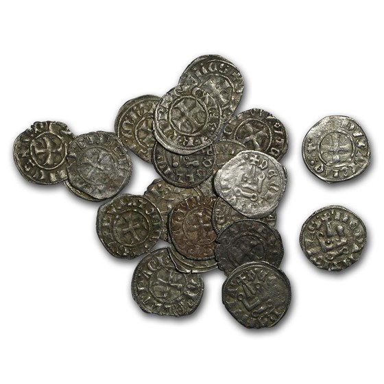 1268-1314 France Silver Gros Tournois Phillip IV VG-VF (Clip) 1268-1314 France Silver Gros Tournois Phillip IV VG-VF (Clip)