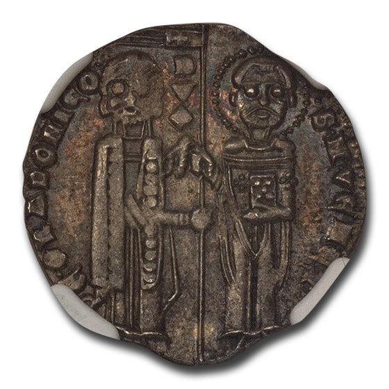 (1289-1311AD) Italian States Venice AR Grosso MS-64 NGC (1289-1311AD) Italian States Venice AR Grosso MS-64 NGC