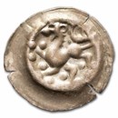 1296-1498 German States Silver Bracteate Rampant Lion