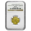 1346-64 Italy (Achaia) Gold Zecchino Andrea Dandolo AU-55 NGC 1346-64 Italy (Achaia) Gold Zecchino Andrea Dandolo AU-55 NGC