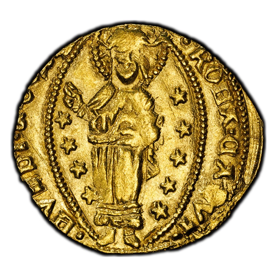 (1350-1439) Italy Gold Ducat MS-62 PCGS (Papal)