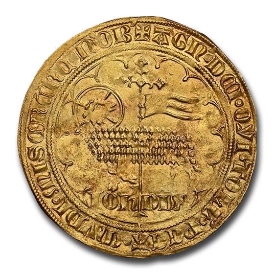 (1355-1383) Belgium Mouton d'Or MS-62 NGC (1355-1383) Belgium Mouton d'Or MS-62 NGC