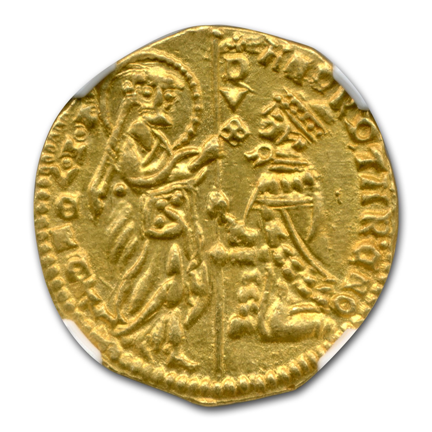 Buy 1368-82 Venice Gold Zecchino Ducat Andrea Contarini MS-62 NGC
