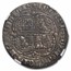 (1379-1390) Spain Burgos Silver Real John I AU-58 NGC