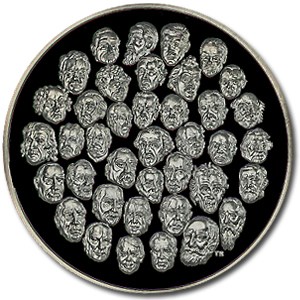 14.6 oz Silver Round - Presidential Round (3 1/2 inch Dia.)