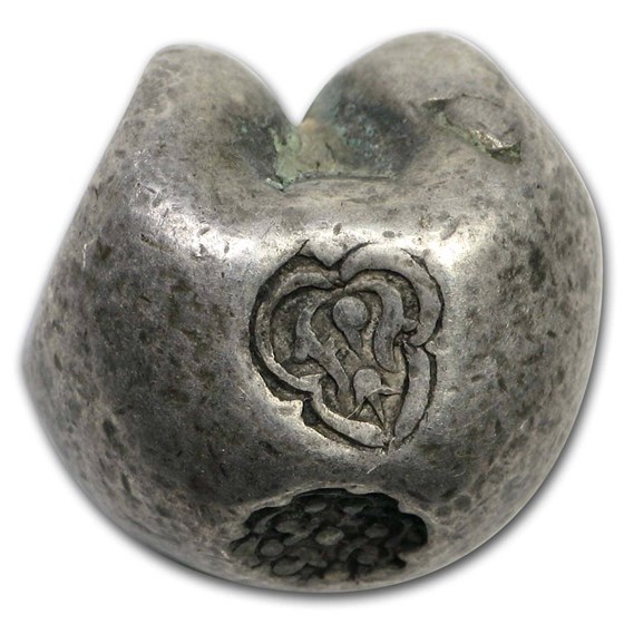 (1400-1600 AD) Kingdom of Siam Silver Pod Duang VF (1400-1600 AD) Kingdom of Siam Silver Pod Duang VF