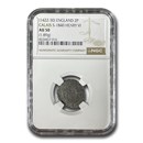 (1422-30) Great Britain 2 Pence Henry VI AU-50 NGC