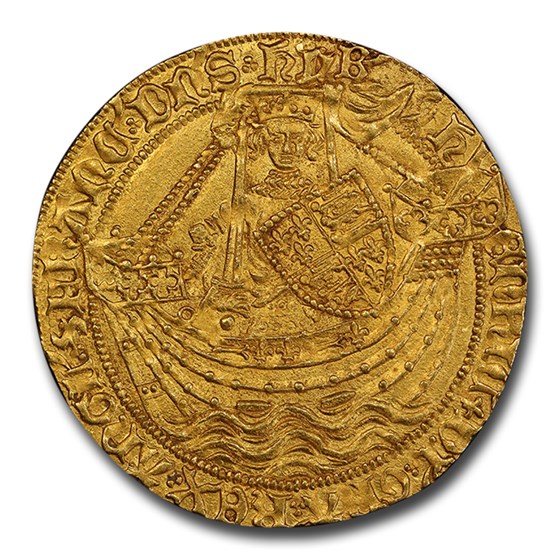 (1422-30) Great Britain Gold Noble Henry VI MS-64 PCGS (1422-30) Great Britain Gold Noble Henry VI MS-64 PCGS
