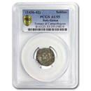 (1436-1442) Italy-Genoa AR Soldino Tomaso Campofregoso AU-55 PCGS (1436-1442) Italy-Genoa AR Soldino Tomaso Campofregoso AU-55 PCGS