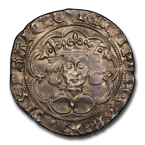 (1445-54) Great Britain Silver Groat Henry VI MS-62 PCGS (1445-54) Great Britain Silver Groat Henry VI MS-62 PCGS
