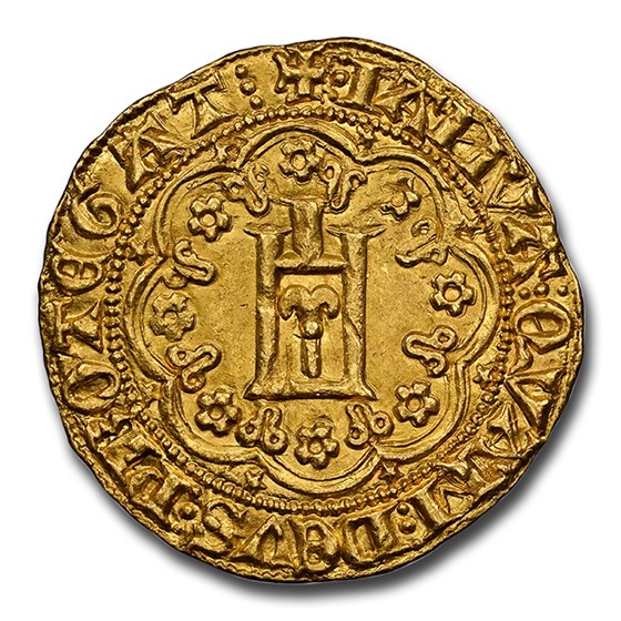 (1458-1461) Italy Gold Genovino MS-63 NGC (1458-1461) Italy Gold Genovino MS-63 NGC