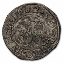 1458-1490 Hungary Silver Denar Mathis I VF