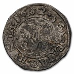 1458-1490 Hungary Silver Denar Mathis I VF