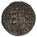 1458-1490 Hungary Silver Denar Mathis I VF