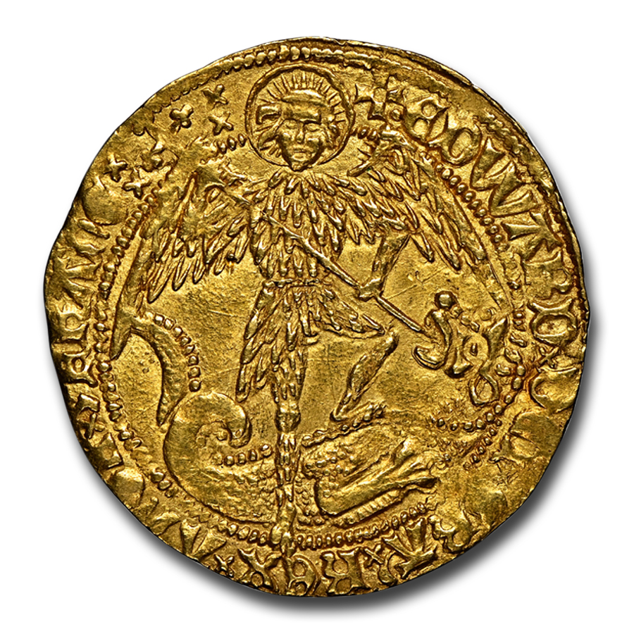 Buy 1477-80 England Gold Angel Edward IV MS-64 NGC | APMEX