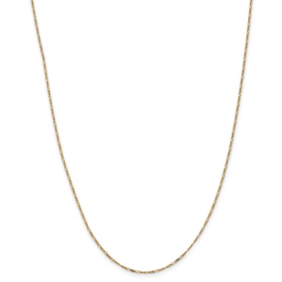 14k 1.25 mm Flat Figaro Chain Necklace - 20 in. 14k 1.25 mm Flat Figaro Chain Necklace - 20 in.