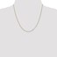 14k 1.25 mm Flat Figaro Chain Necklace - 20 in.