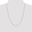 14k 1.25 mm Flat Figaro Chain Necklace - 24 in.