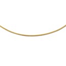 14K 1.2mm Omega Necklace Detachable clasp Necklace - 16 in.