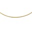 14K 1.2mm Omega Necklace Detachable clasp Necklace - 16 in.